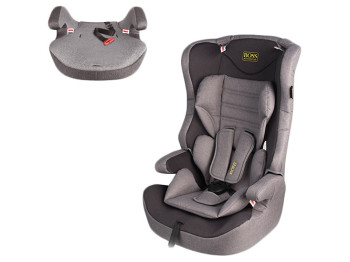 Автокресло детское BOSS Automative 4734-4579 HB636 (9-36кг) группа 1-2-3 Grey-Black
