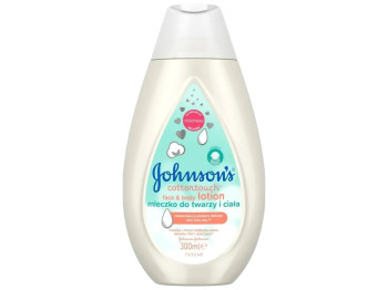 Дитяче молочко для обличчя та тіла Johnsons Ніжність бавовни, 300мл