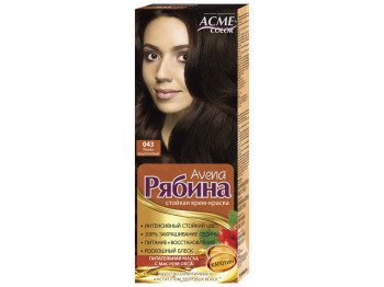 Крем-фарба Acme-color "Горобина Avena" Темно-каштановий тон 043 09237