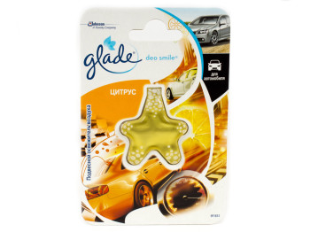 Освежитель воздуха автомобильный Glade Deo Smile "Цитрус" 3мл.