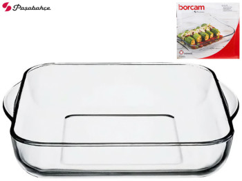 Форма квадратна Pasabahce Borcam, для запікання, з кришкою, 32x28x6см, 1шт