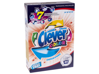 Стиральный порошок бесфосфатный Clever Color 3,25кг