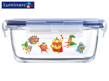 Контейнер пищевой Luminarc Pure Box Active Vitamin квадратный 380мл Q0415