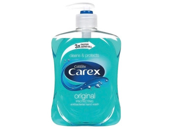 Мыло жидкое Carex Оригинал антибактериальное, с дозатором 250мл