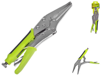 Ручные тиски струбцина Alloid, прямые, удлиненные, 23см, СИ-06059