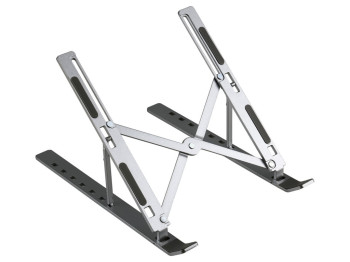 Підставка для ноутбука Givecool N3, складана, метал, 15,6 дюйма, 268×53×14мм, колір сталевий