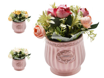 Композиція зі штучних квітів "Pretty Roses" 14х17см