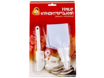 Кондитерський мішок і лопатка "Маруся" + 5 насадок