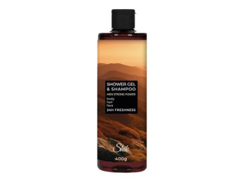 Гель-шампунь Shik Men Strong Wood, з гліцерином та екстрактами, 400 мл