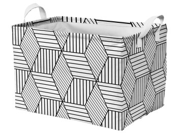 Корзина тканевая Idea Home Geometry, 45x30x28см