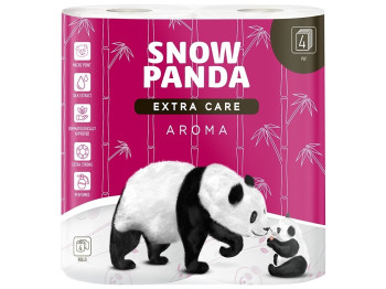 Бумага туалетная Сніжна панда EXTRA CARE Aroma четырехслойная (цена за упаковку 4 рулона)