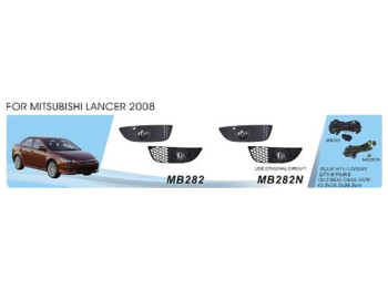 Фары доп. модель Mitsubishi Lancer 2007-16/MB-282N/H11-12V55W/эл.проводка