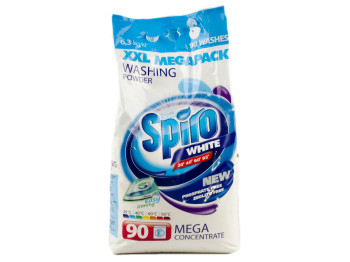 Стиральный порошок бесфосфатный Spiro White 6,3 кг Польша
