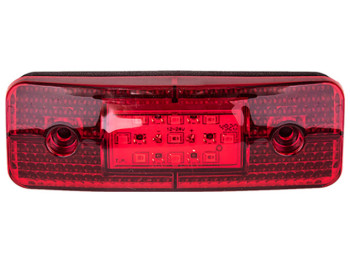 Повторювач габариту, овальний, 9 LED, 12/24V, червоний