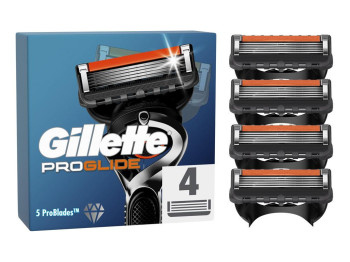 Сменные лезвия для бритвы Gillette Fusion ProGlide, 4шт