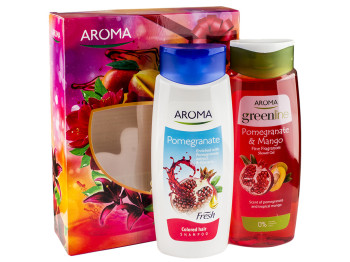 Набор подарочный жен. Aroma "Гранат" (шампунь 400мл+гель для душа 400мл)