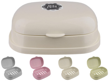 Мыльница пластиковая 14,1х10х5см