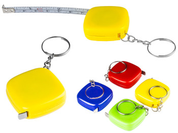 Метр-брелок с колечком Стройка 1м (цвета ассорти)