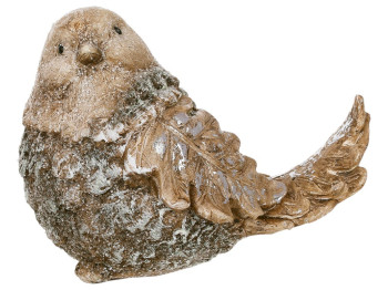 Фигура декоративная Птичка, керамика, 12,5×7,5×9см, цвет коричневый
