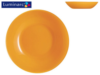 Тарелка суповая стеклянная Luminarc Arty Mustard 20см 600мл 70629