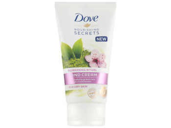 Крем для рук Dove Nourishing secrets з зеленим чаєм матча і квітами сакури, для сухої шкіри 75мл