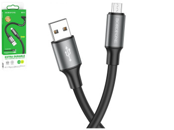 Кабель USB Borofone BX82 Micro, Чорний