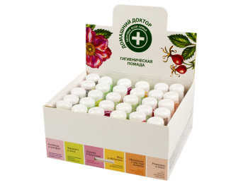Набор гигиенических помад Домашний доктор 30 шт (6x5) 3,6г