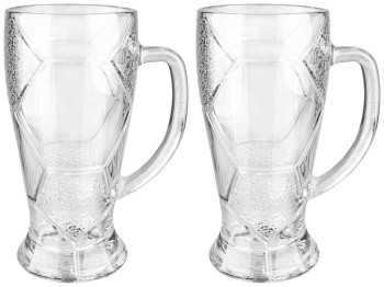 Бокалы пивные 12,7х9х18,5см 600мл (цена за набор 2шт) R29795