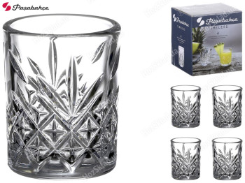 Набор стопок Pasabahce Timeless 62мл (цена за набор 4шт)