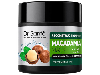 Маска для волосся Dr.Sante Відновлення та захист, з кератином, колагеном та аргініном, 300мл