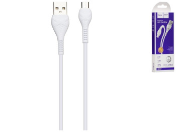 Кабель USB Hoco X37 Cool Power Charging Micro, Белый
