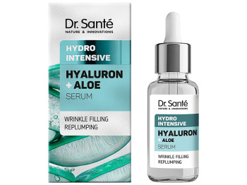 Сыворотка для лица Dr.Sante Hydro Intensive, с гиалуроновой кислотой и алое, 30мл