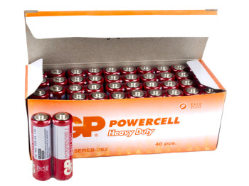 Батарейка сольова GP PowerCell, 1.5V, AAA, R03 (ціна за спайку 2шт) 4891199058561