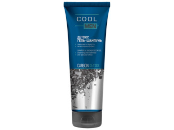Гель-шампунь детокс Cool Men Detox Carbon очищение и свежесть 250мл