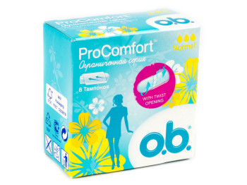Тампоны O.b. Pro Comfort Normal 3капли 8шт 