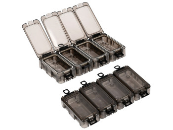 Коробка для снастей с магнитным креплением наборная, 8x4x2,5см