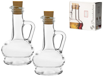 Емкости для масла Pasabahce Olivia с пробками 260мл (цена за набор 2шт)