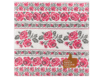 Серветки паперові двошарові La Fleur Традиційний орнамент, 33×33 см, 16 шт