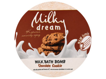 Бомба для ванн молочная Milky Dream Шоколадное печенье 100г
