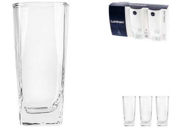 Набір склянок Luminarc Sterling, високі, 330мл (ціна за набір 3шт) 883314007701