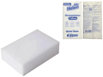 Губка меламиновая Ms Helen, 10×6×2см, цвет белый (цена за 10шт)