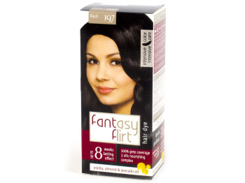 Крем-краска для волос Fantasy FLIRT (цвет - черный), Болгария, HDF197