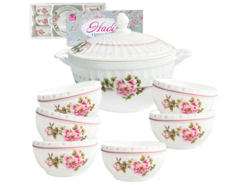 Набор супной Пион, 2,5л, 740мл (цена за набор 7 предметов)