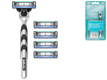 Бритва Gillette Mach3 с 5 сменными картриджами