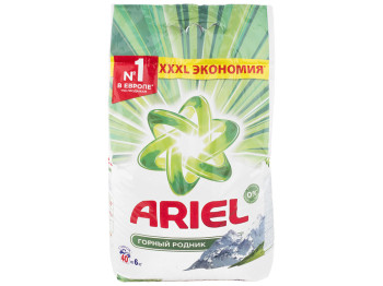 Пральний порошок автомат ARIEL Гірське джерело 6кг
