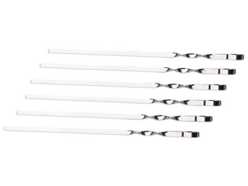 Набор шампуров Maestro, 6штук, 45x1x1,2см (цена за набор)