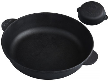 Сковорода чугунная Brizoll Monolith 29,2х25х6,3см М2460У