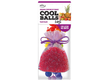 Ароматизатор на зеркало Tasotti Cool Balls Bags мешочек Tutti Frutti 15478