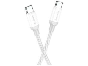 Кабель USB Borofone BX68 100W (20V5A) Type-C to Type-C Колір Сталевий