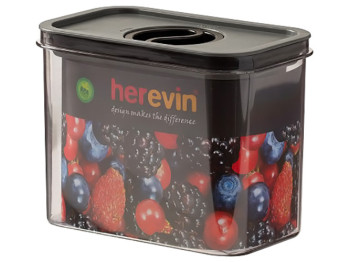 Контейнер Herevin Canister-Vacuum Lid-Black, вакумная крышка, 1,2л, 8699038120778